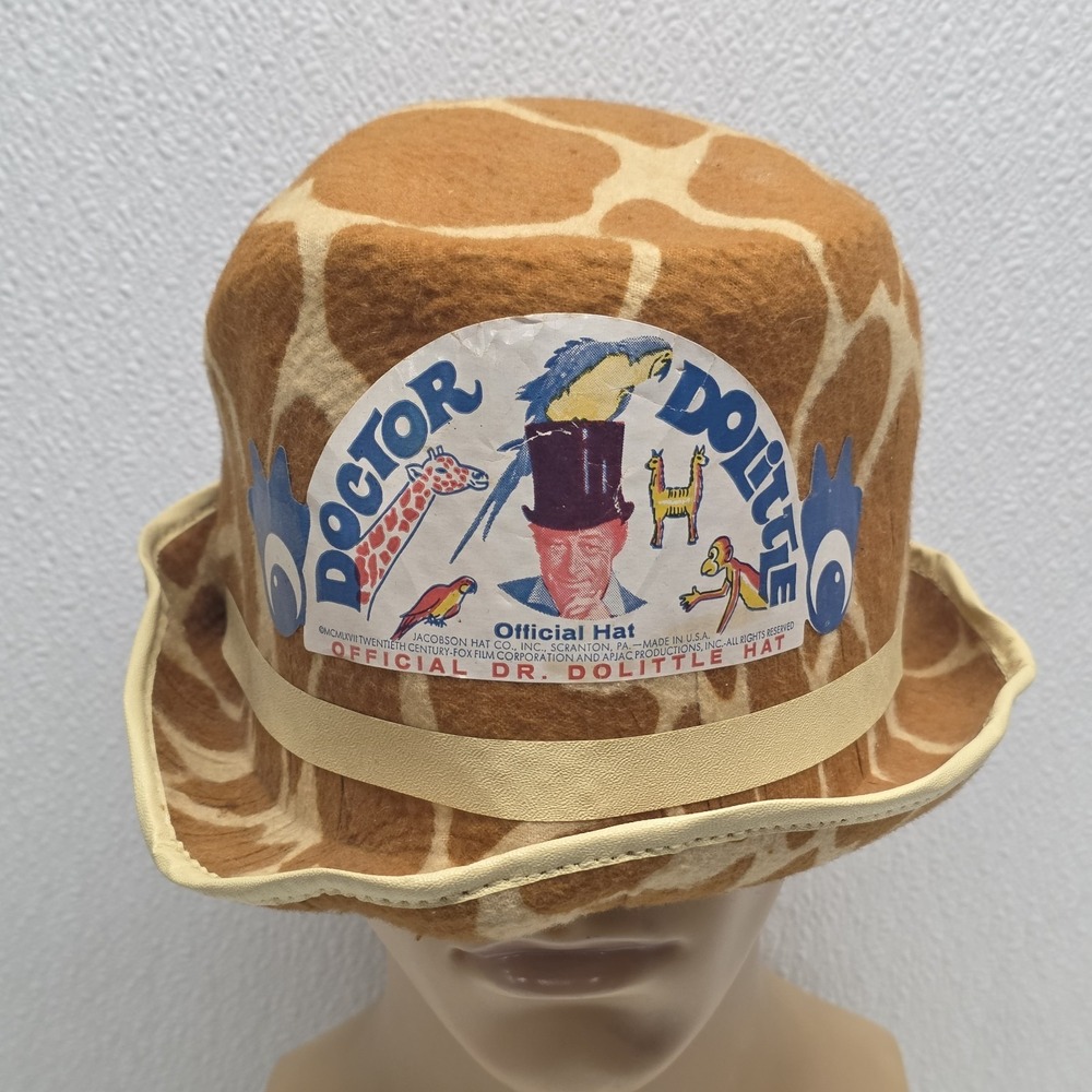 Vintage 1967 Jacobson Doctor Dolittle Official Giraffe Top Hat